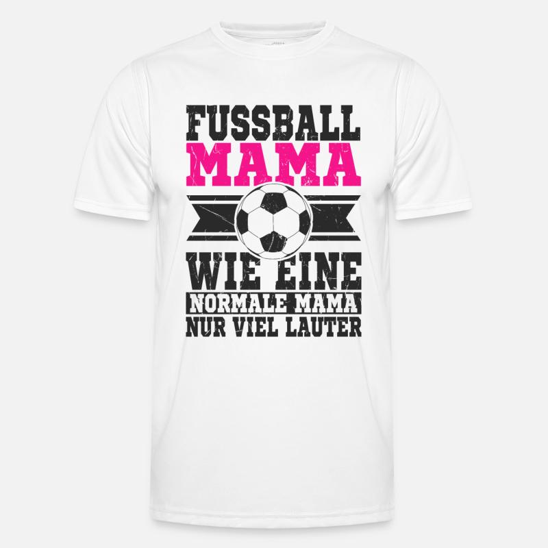 Fussball Mama Männer Funktions-T-Shirt