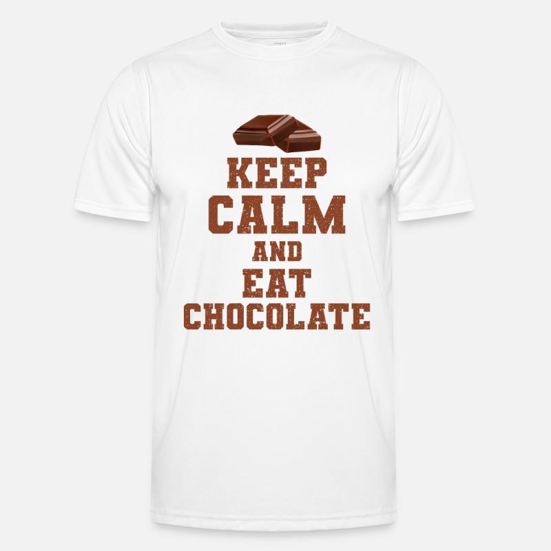 Schokolade Männer Funktions-T-Shirt