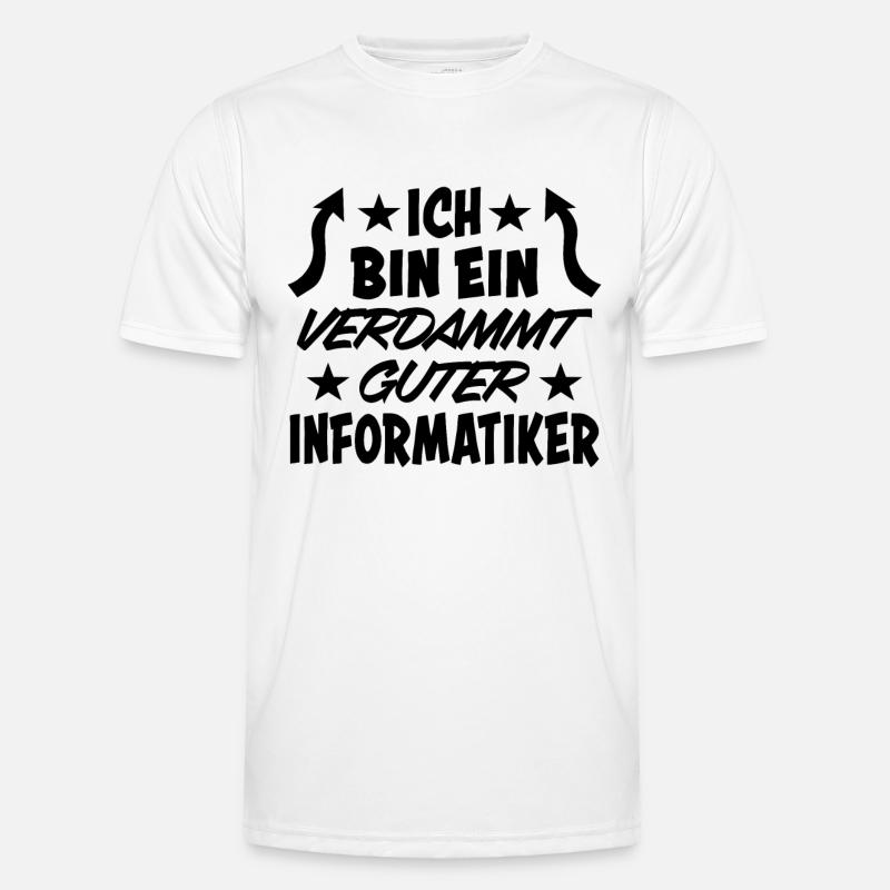 Informatiker Lustig Spruch Programmierer Geschenk Männer Funktions-T-Shirt