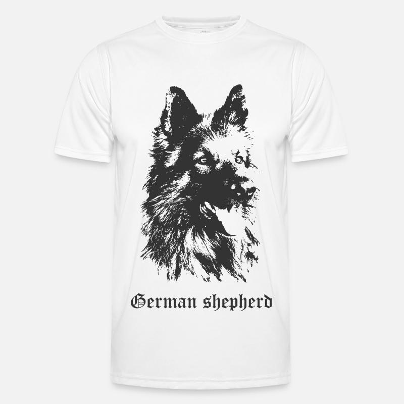 Deutscher Schäferhund Männer Funktions-T-Shirt