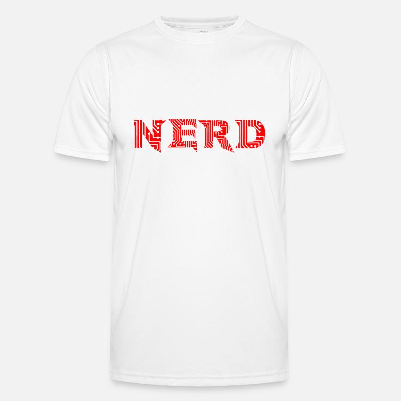 Computer nerd - Men's Functional T-Shirt - white