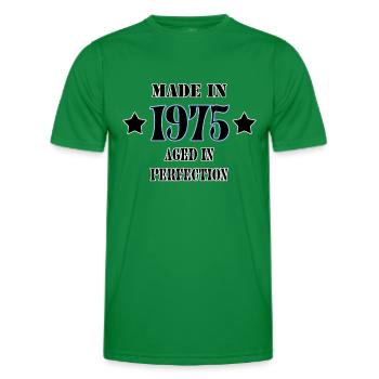 1975 - Männer Funktions-T-Shirt - Kelly Green - Vorne - AI Model Male 178 dark (178cm)