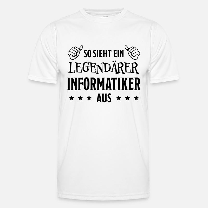 Informatiker Lustig Spruch Programmierer Geschenk Männer Funktions-T-Shirt