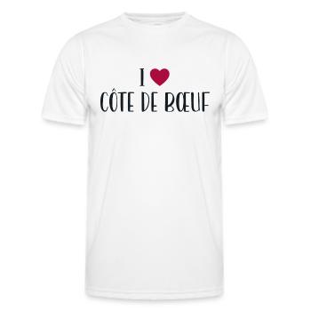 Butcher I Love Prime Rib - Men's Functional T-Shirt - white - Front - AI Model Male 178 dark (178cm)