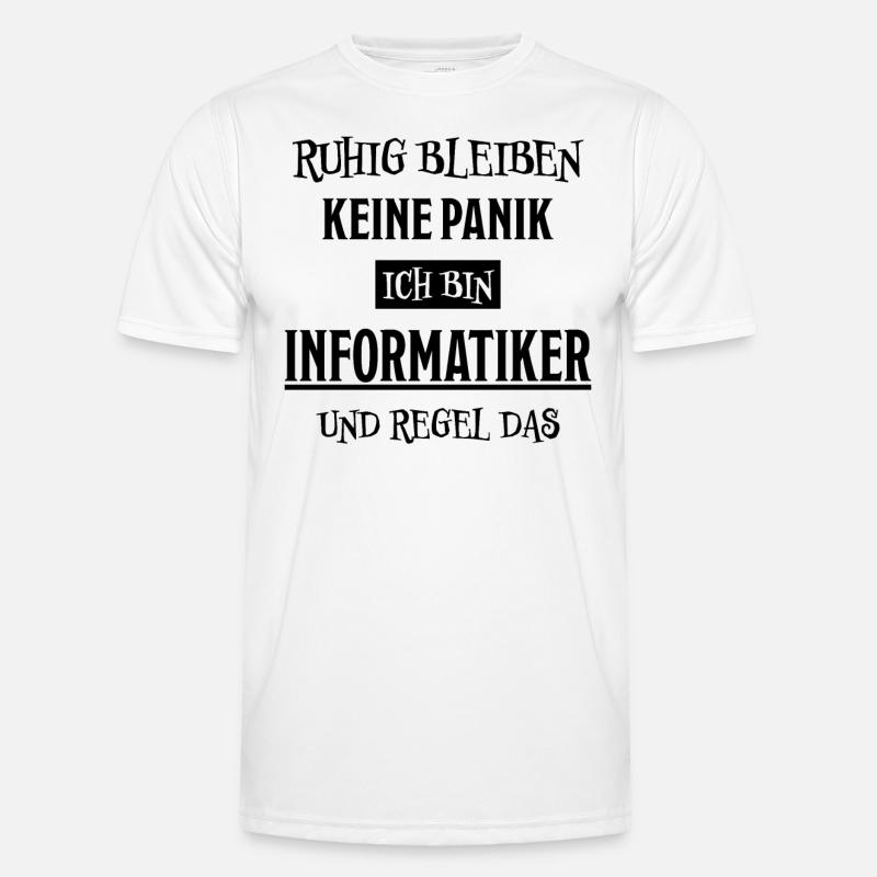 Informatiker Lustig Spruch Programmierer Geschenk Männer Funktions-T-Shirt