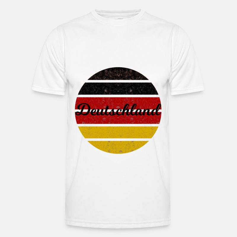 Die Deutschen - Männer Funktions-T-Shirt - Weiß
