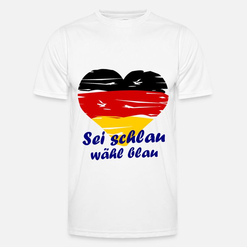 Die deutsche Wahlkampf Alternative Männer Funktions-T-Shirt