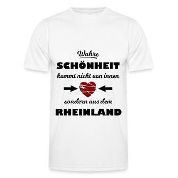 Beauté de la Rhénanie - T-shirt sport Homme - blanc - Devant - AI Model Male 178 dark (178cm)