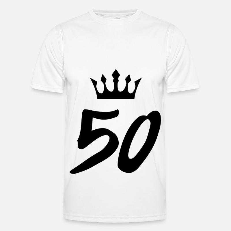 Couronne de 50 numéros T-shirt sport Homme