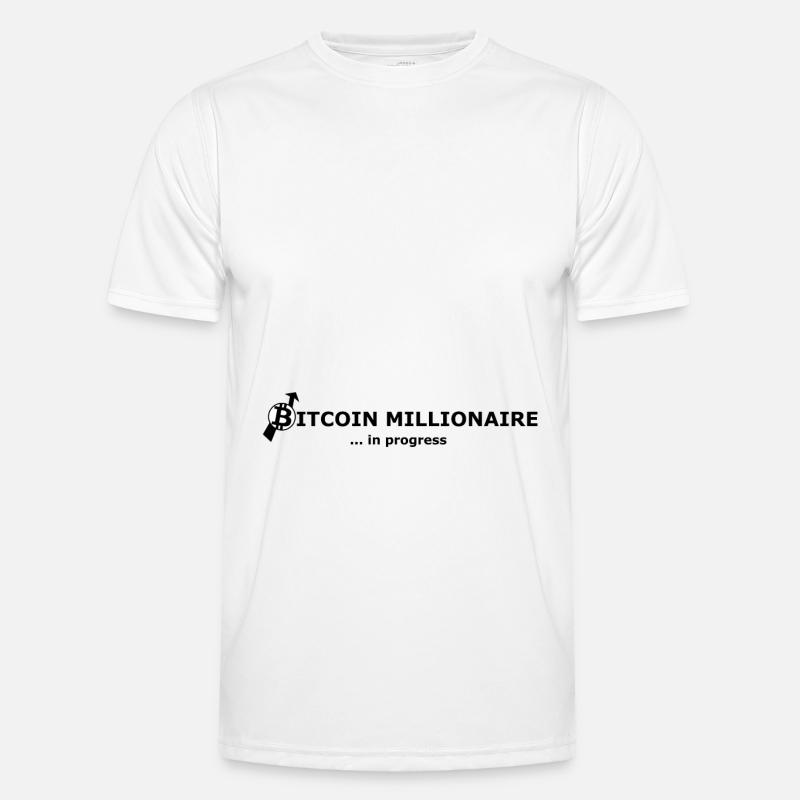 Bitcoin Männer Funktions-T-Shirt