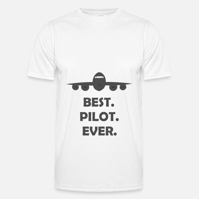 Bester Pilot Männer Funktions-T-Shirt