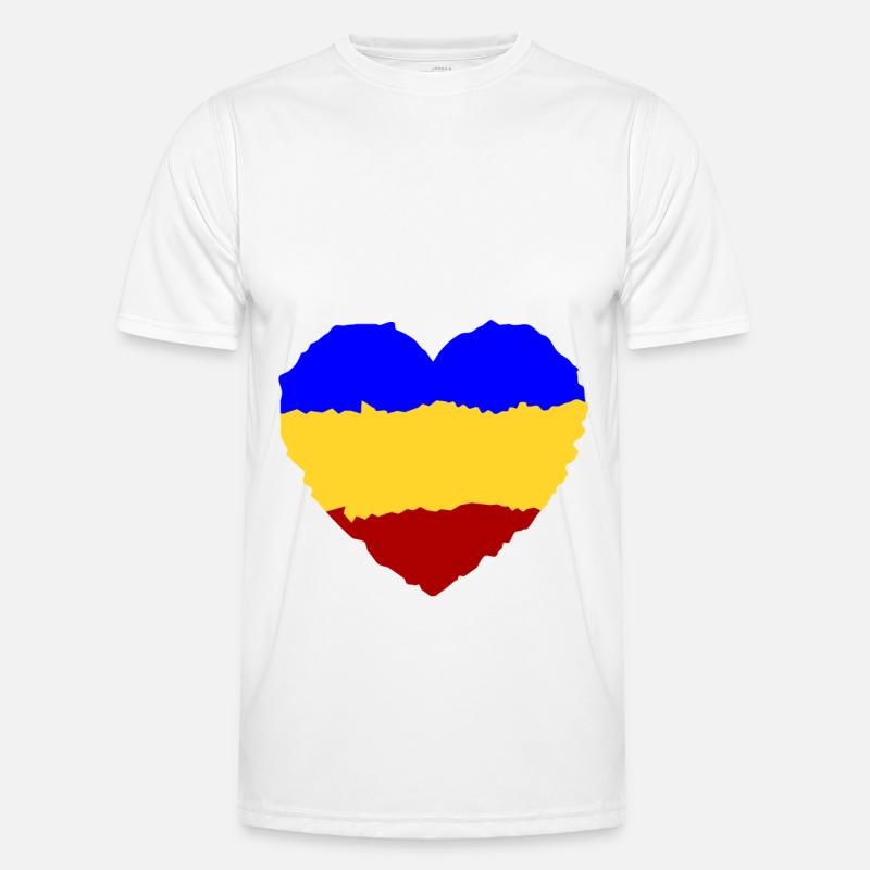 Cœur roumain T-shirt sport Homme