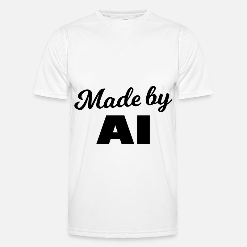Made by AI - Men's Functional T-Shirt - white