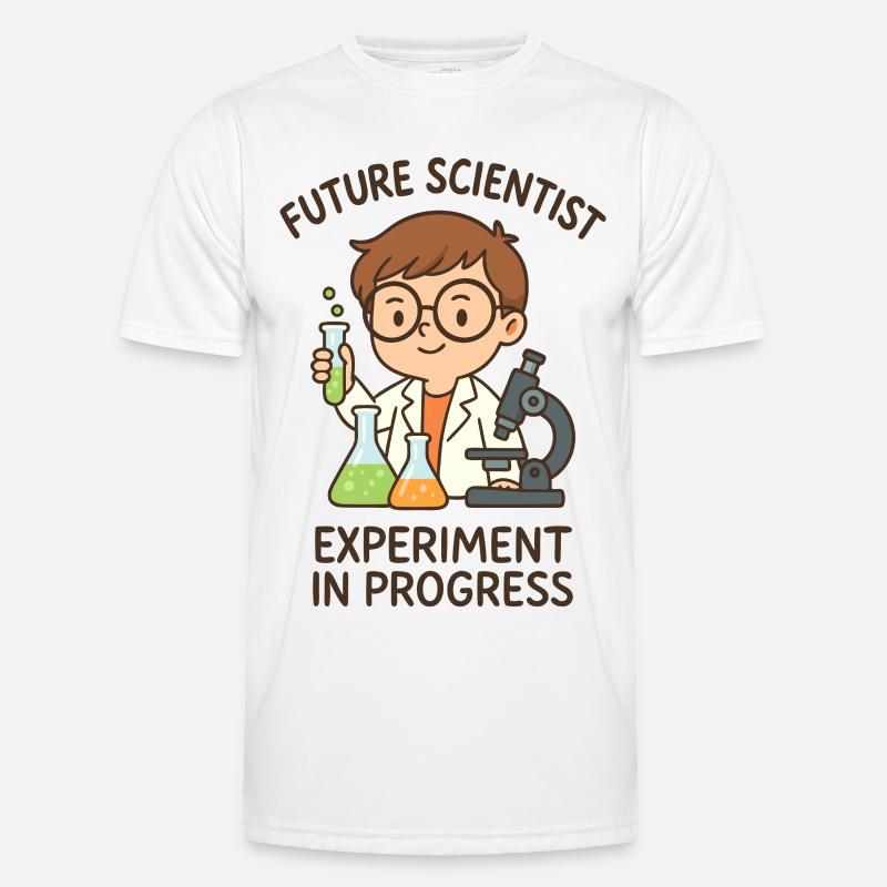 Future Scientist – Experiment in Progress - Men's Functional T-Shirt - white
