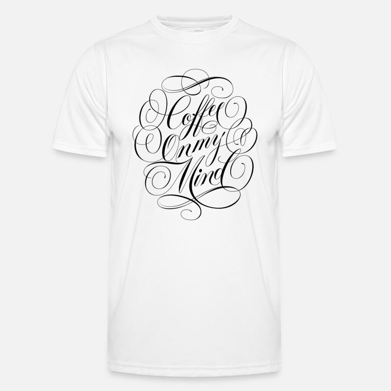 Coffee first - Men's Functional T-Shirt - white