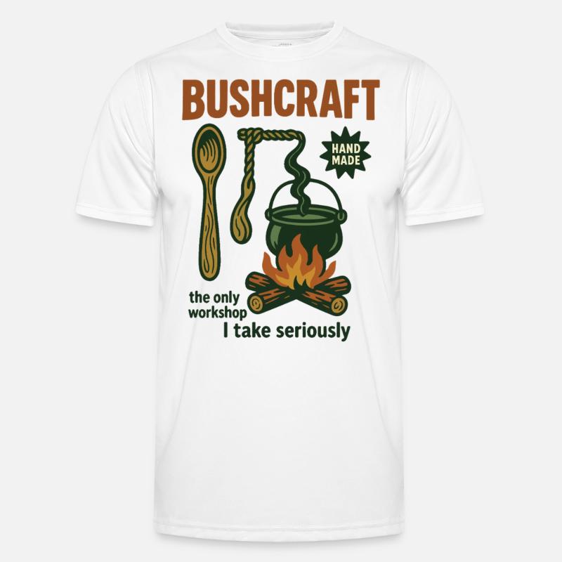 Bushcraft Prepper Überleben Bushcrafting Workshop Männer Funktions-T-Shirt