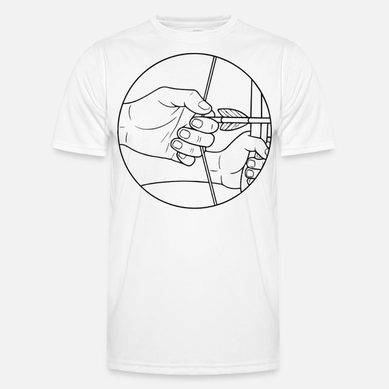 Archery Bow Target Men's Functional T-Shirt