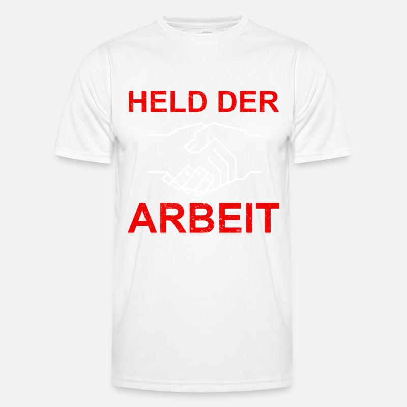 DDR Held Der Arbeit Männer Funktions-T-Shirt