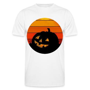 Halloween - Männer Funktions-T-Shirt - Weiß - Vorne - AI Model Male 178 dark (178cm)