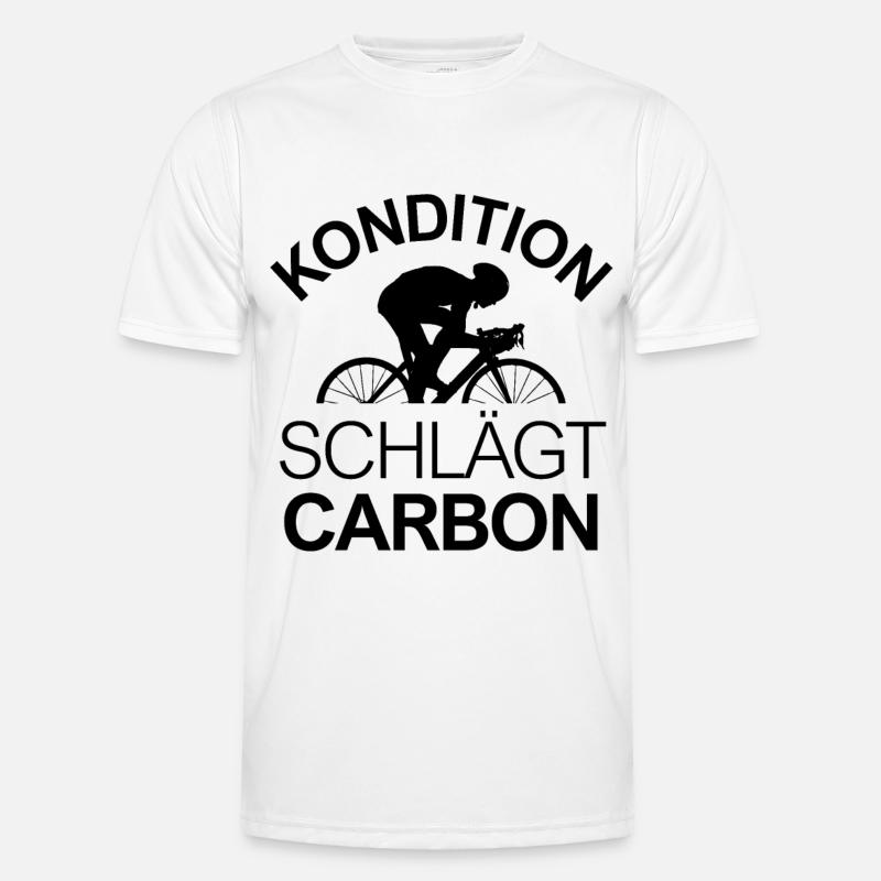 Kondition Schlägt Carbon Männer Funktions-T-Shirt