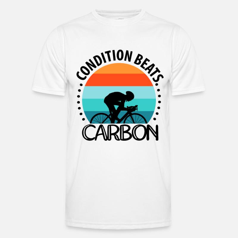 L’état bat le carbone T-shirt sport Homme