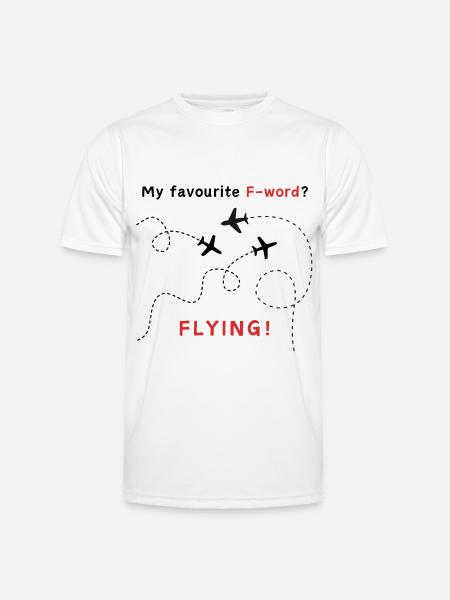 Plane travels - Men's Functional T-Shirt - white