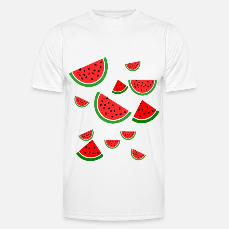 Wassermelone Melone Männer Funktions-T-Shirt