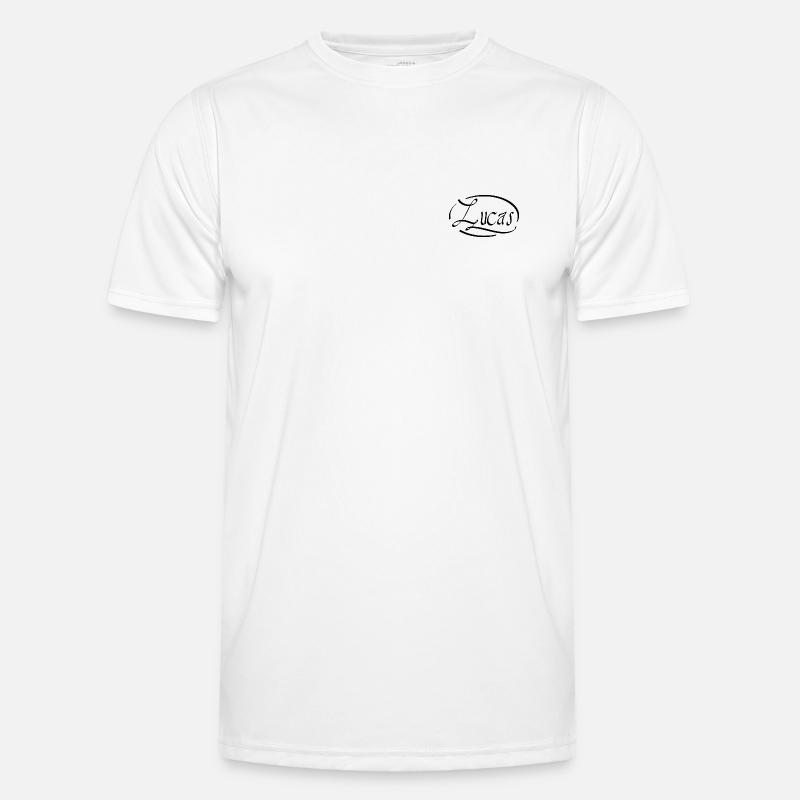 Lucas - Funktionsshirt til herrer - hvid