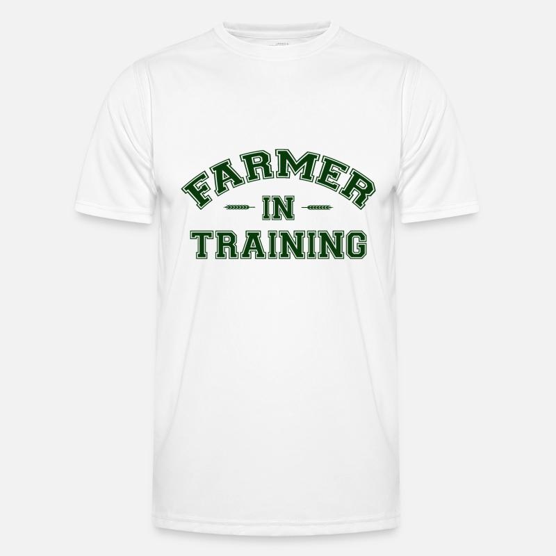 Funny Farming Farmer In Training - Men's Functional T-Shirt - white