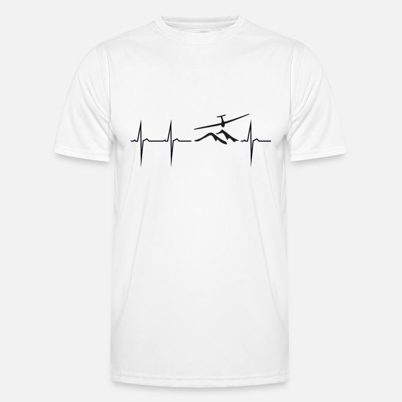 my heart beats for glider Men's Functional T-Shirt
