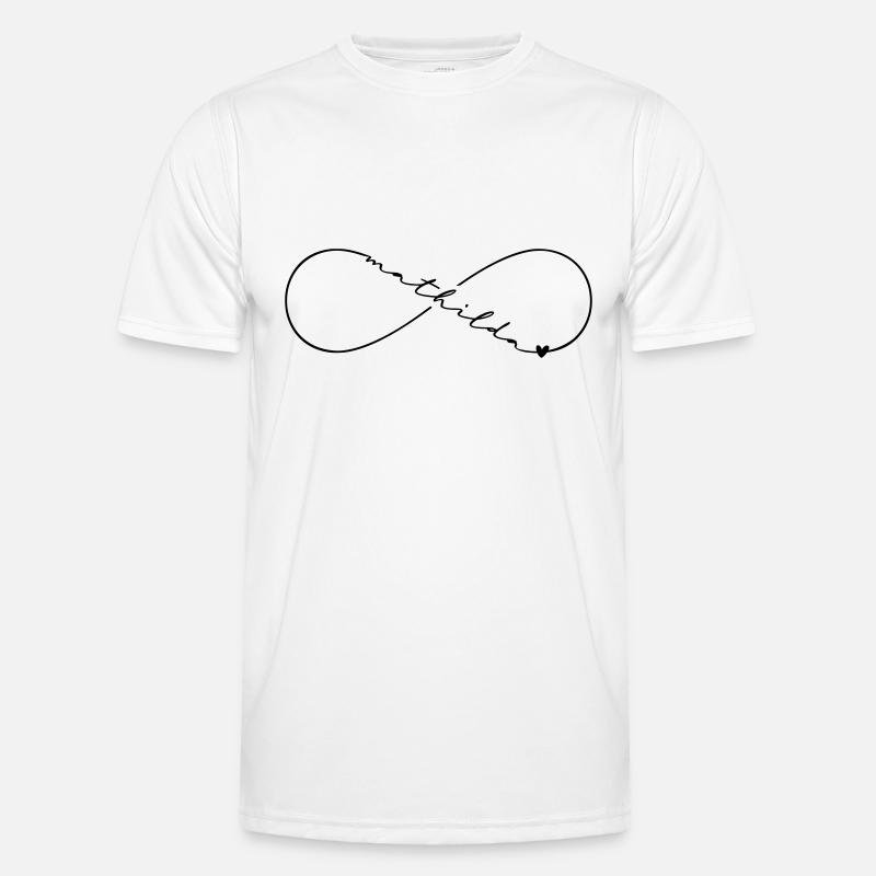 Mathilda Name Infinity Symbol - Men's Functional T-Shirt - white
