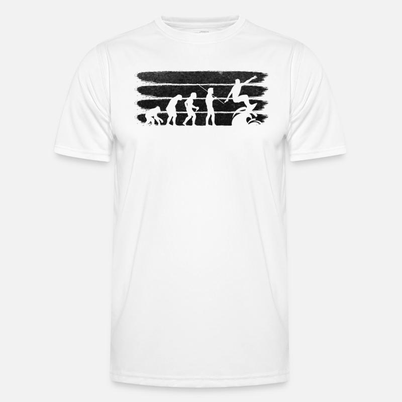 Surfing Evolution Surfer Männer Funktions-T-Shirt