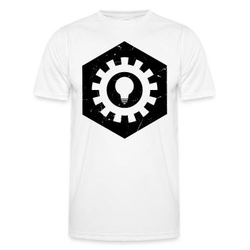 Mechanical Engineer - Engineering Gear Engineer - Men's Functional T-Shirt - white - Front - AI Model Male 178 dark (178cm)