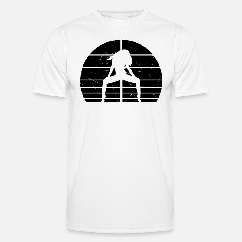 Sunset Pole Dance - Pole Dancing Pole Dancer - Pol - Männer Funktions-T-Shirt - Weiß