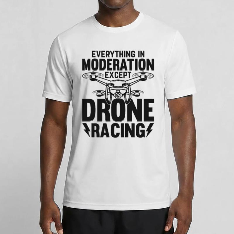 Drone Pilot - Everything In Moderation Except Dron Men's Functional T-Shirt