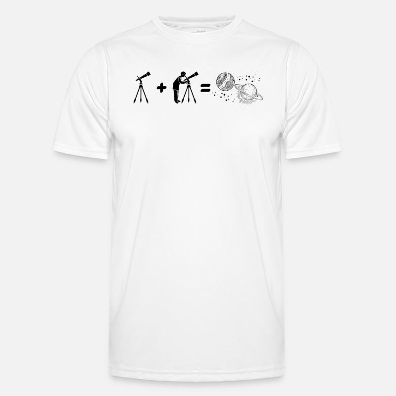 Astronome Astronome du système solaire T-shirt sport Homme