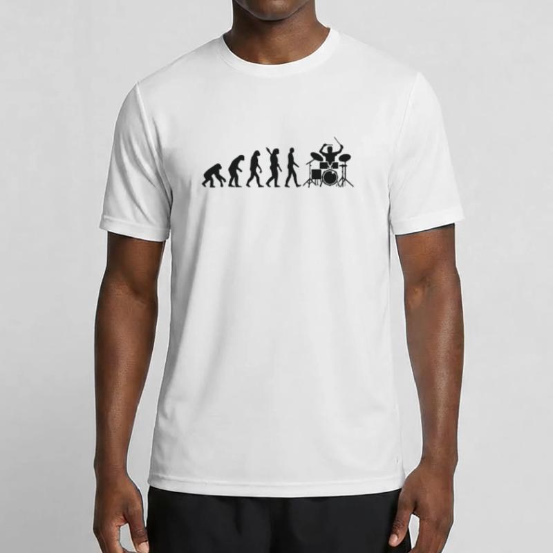 Évolution du batteur Évolution du batteur Évolution du batteur T-shirt sport Homme