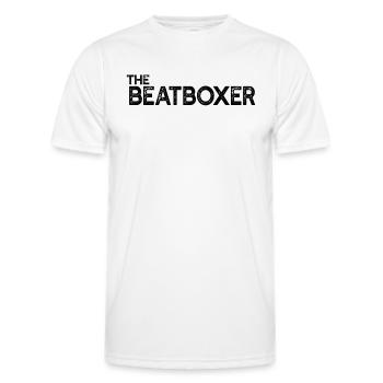 Beatboxing - The Beatboxer - Men's Functional T-Shirt - white - Front - AI Model Male 178 dark (178cm)