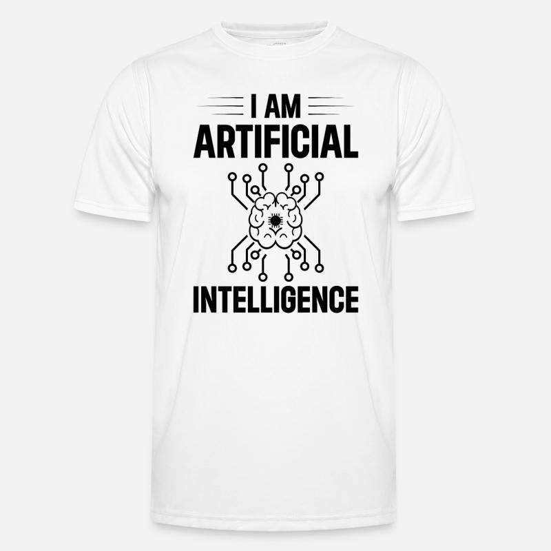 I Am Artificial Intelligence - Ai Artificial Intel Männer Funktions-T-Shirt