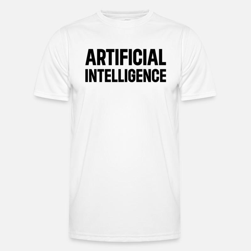 Artificial Intelligence - Ai Artificial Intelligen - Männer Funktions-T-Shirt - Weiß