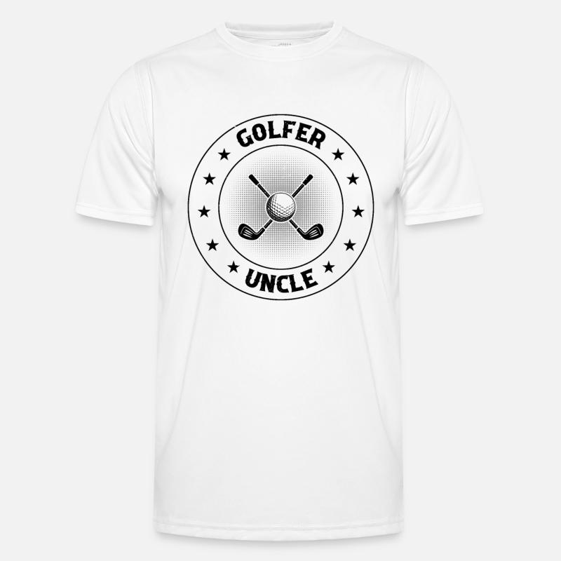 Golfer Uncle - Golf Player Uncle Golfer Männer Funktions-T-Shirt