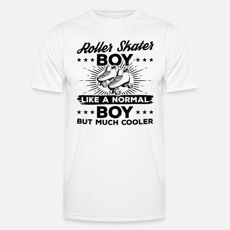 Roller Skater Boy Like A Normal Boy But Much Coole Männer Funktions-T-Shirt