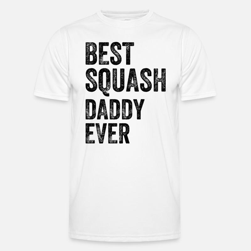 Best Squash Daddy Ever - Men's Functional T-Shirt - white