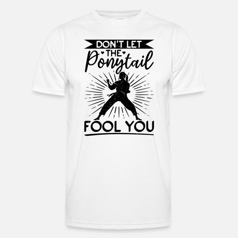 Ne laissez pas la queue de cheval vous tromper - Muay Thai drôle T-shirt sport Homme