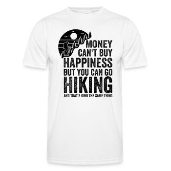 Funny Hiking Sayings Mountain Hiking Funny Hiking - Männer Funktions-T-Shirt - Weiß - Vorne - AI Model Male 178 dark (178cm)