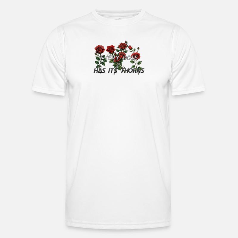 Every Rose Has Its Thorns Men's Functional T-Shirt