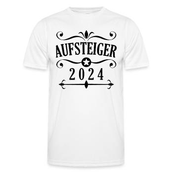 Aufsteiger 2024 Aufstiegstrikot 24 - Männer Funktions-T-Shirt - Weiß - Vorne - AI Model Male 178 dark (178cm)