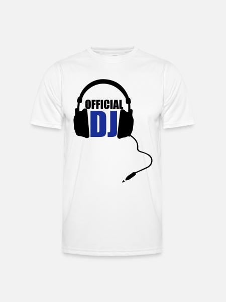 OfficialDJ - Men's Functional T-Shirt - white