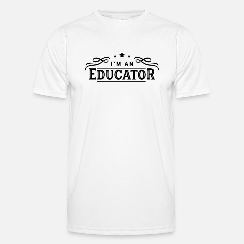 educator - Men's Functional T-Shirt - white
