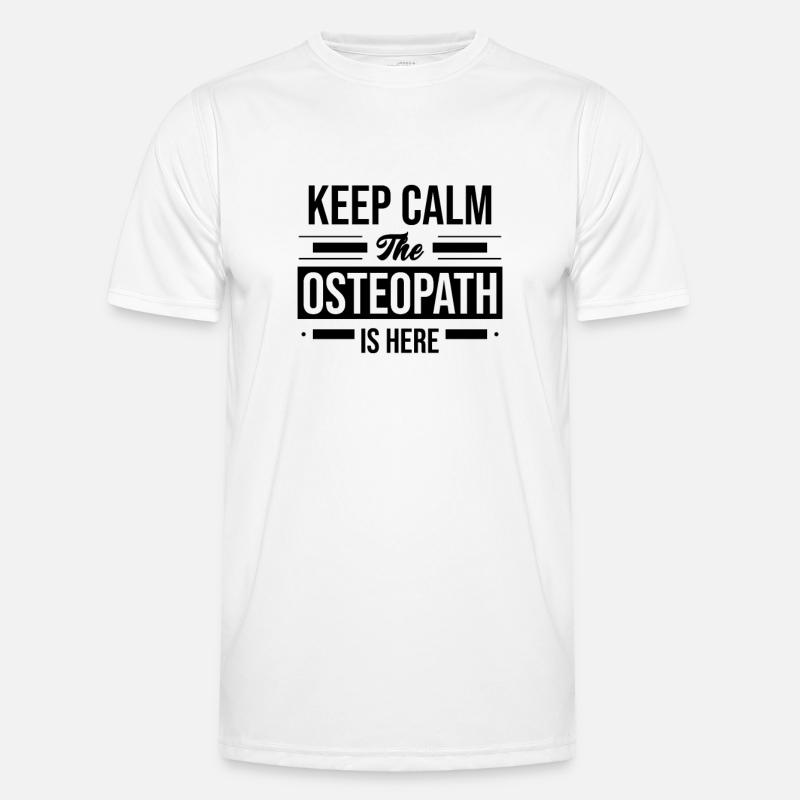osteopath - Men's Functional T-Shirt - white